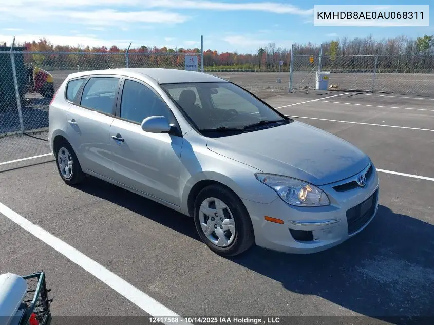 KMHDB8AE0AU068311 2010 Hyundai Elantra Touring Gl