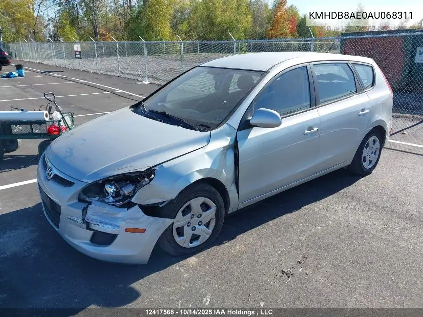 KMHDB8AE0AU068311 2010 Hyundai Elantra Touring Gl