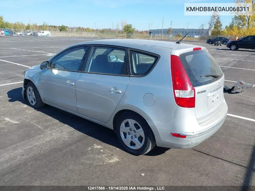 KMHDB8AE0AU068311 2010 Hyundai Elantra Touring Gl