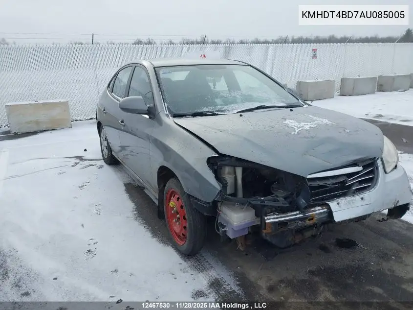 KMHDT4BD7AU085005 2010 Hyundai Elantra L