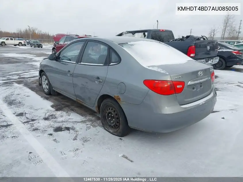 KMHDT4BD7AU085005 2010 Hyundai Elantra L