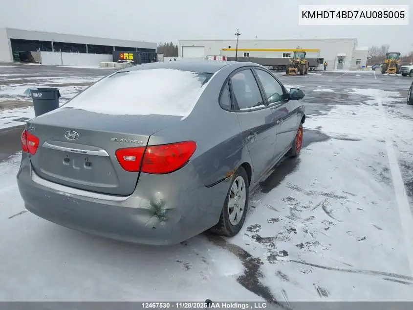 KMHDT4BD7AU085005 2010 Hyundai Elantra L
