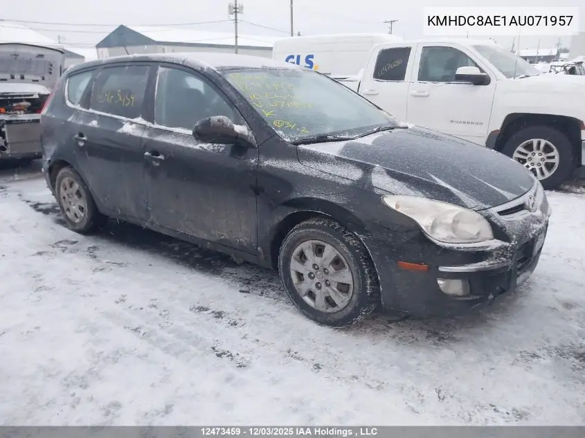 KMHDC8AE1AU071957 2010 Hyundai Elantra Touring Gls