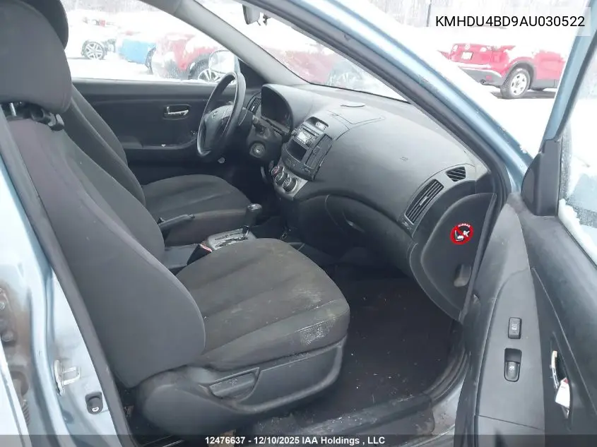 KMHDU4BD9AU030522 2010 Hyundai Elantra