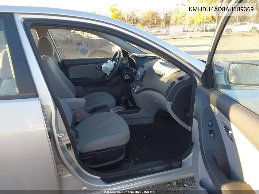 KMHDU4AD8AU189369 2010 Hyundai Elantra Gls