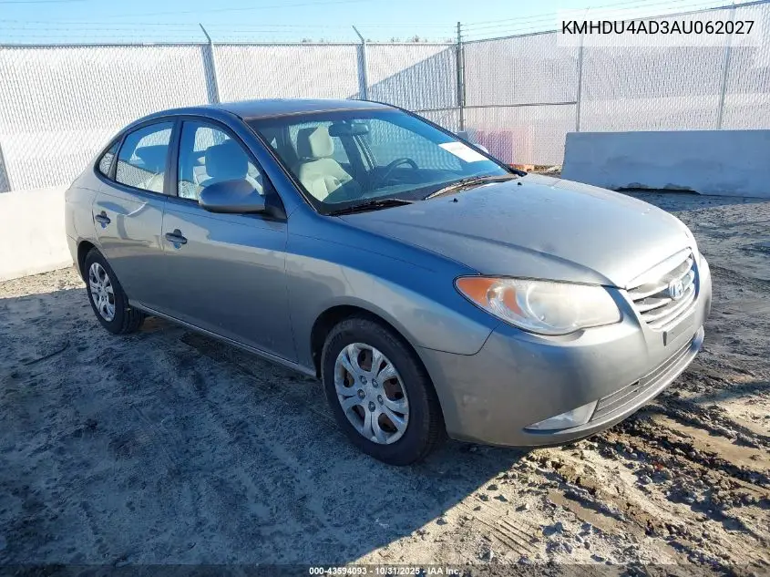 KMHDU4AD3AU062027 2010 Hyundai Elantra Gls