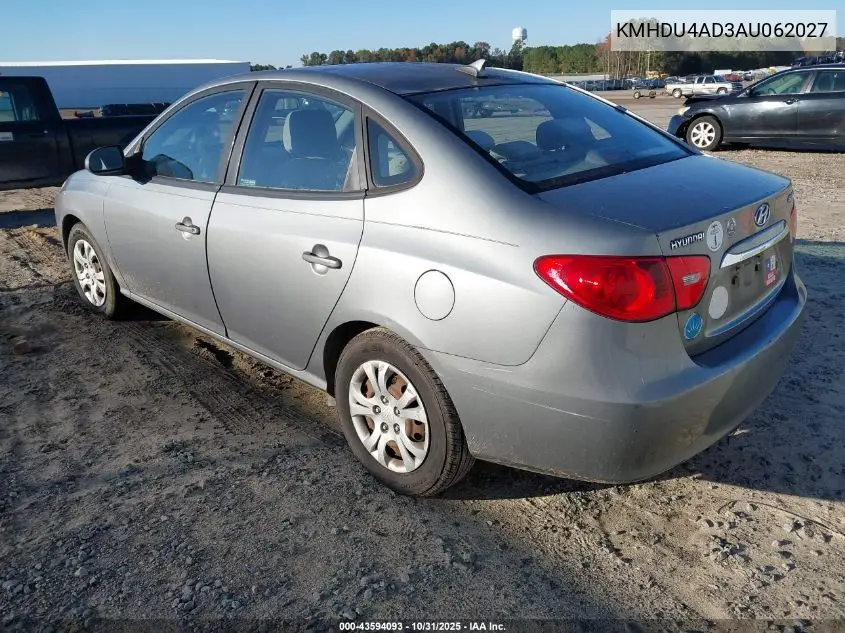 KMHDU4AD3AU062027 2010 Hyundai Elantra Gls