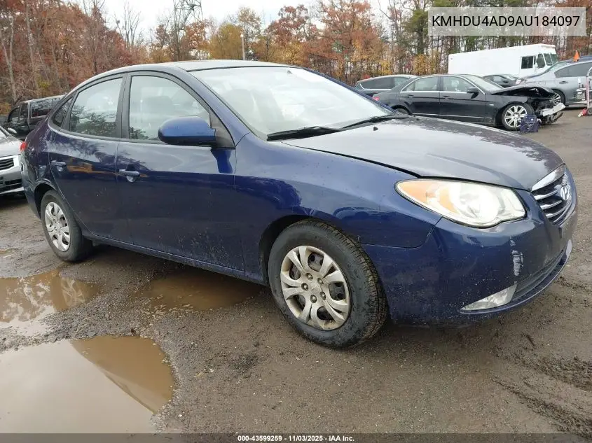 KMHDU4AD9AU184097 2010 Hyundai Elantra Gls