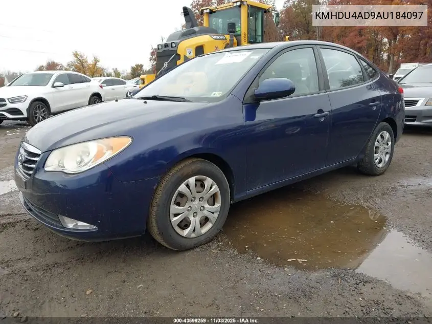 KMHDU4AD9AU184097 2010 Hyundai Elantra Gls