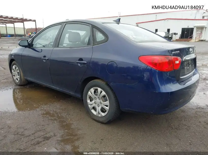 KMHDU4AD9AU184097 2010 Hyundai Elantra Gls