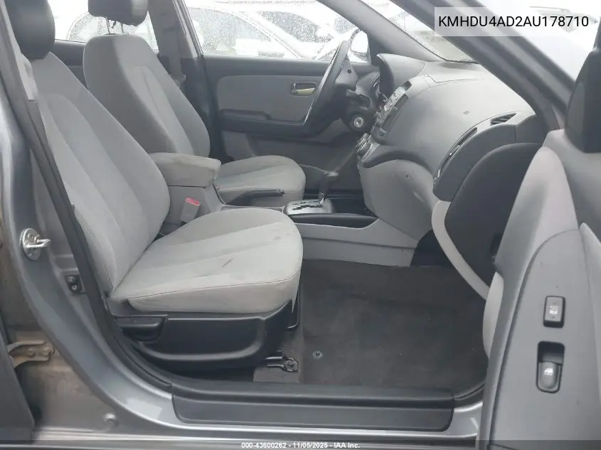 KMHDU4AD2AU178710 2010 Hyundai Elantra Gls