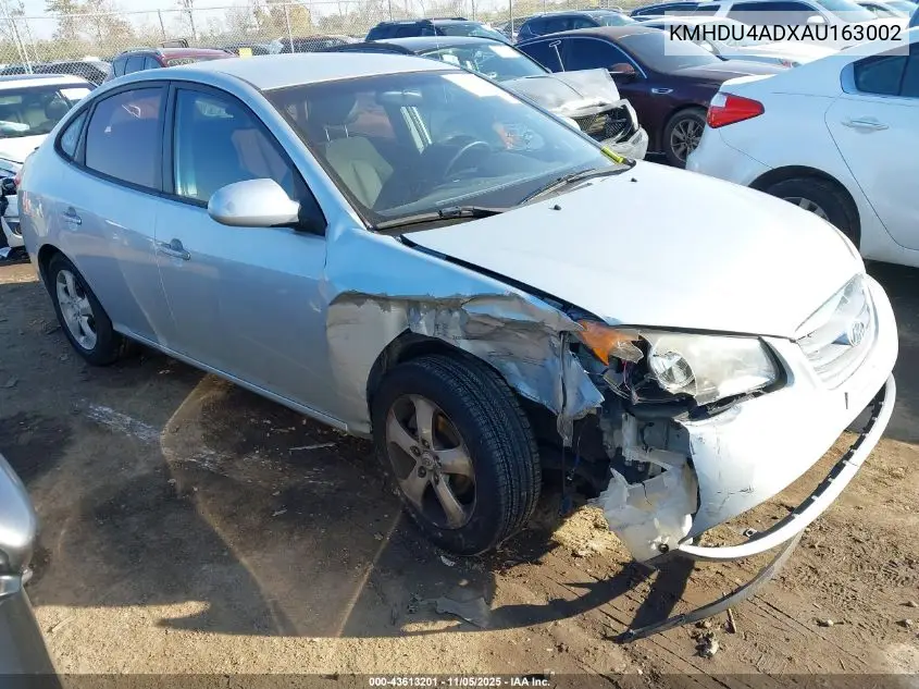 KMHDU4ADXAU163002 2010 Hyundai Elantra Se