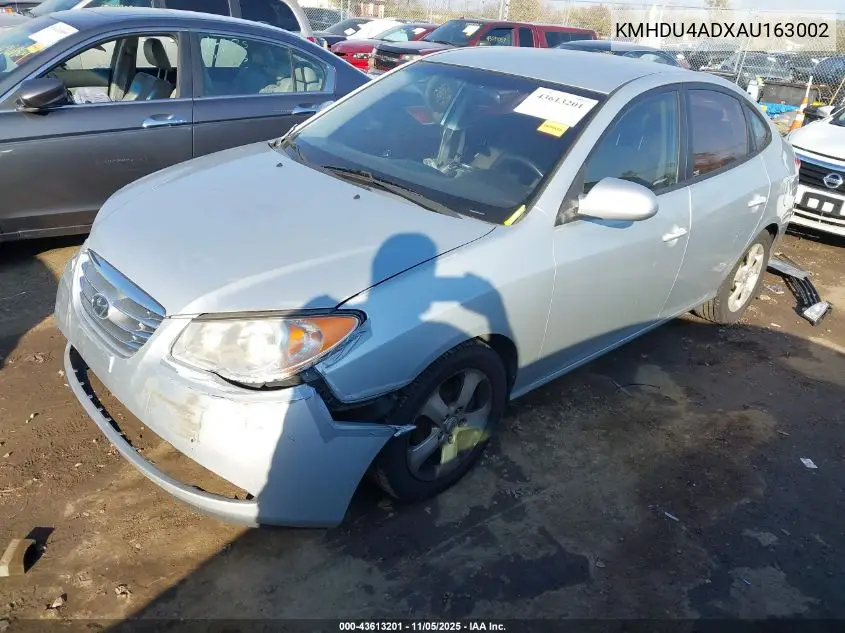 KMHDU4ADXAU163002 2010 Hyundai Elantra Se