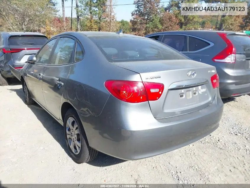 KMHDU4AD3AU179123 2010 Hyundai Elantra Gls