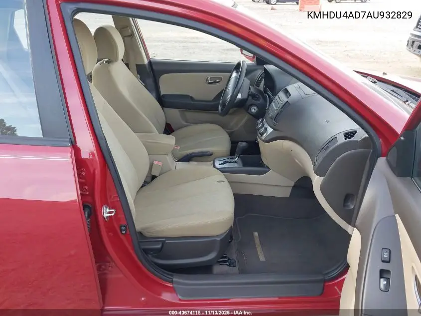 KMHDU4AD7AU932829 2010 Hyundai Elantra Gls