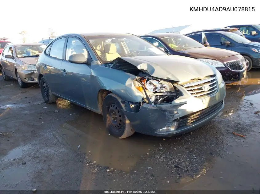 KMHDU4AD9AU078815 2010 Hyundai Elantra Gls