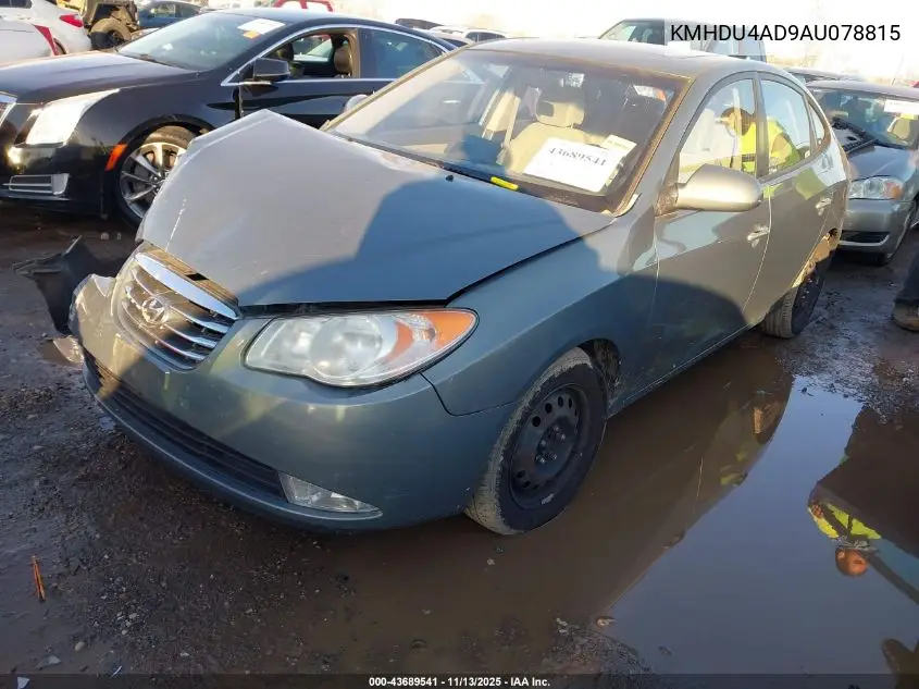 KMHDU4AD9AU078815 2010 Hyundai Elantra Gls