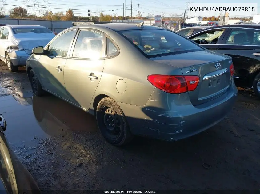KMHDU4AD9AU078815 2010 Hyundai Elantra Gls