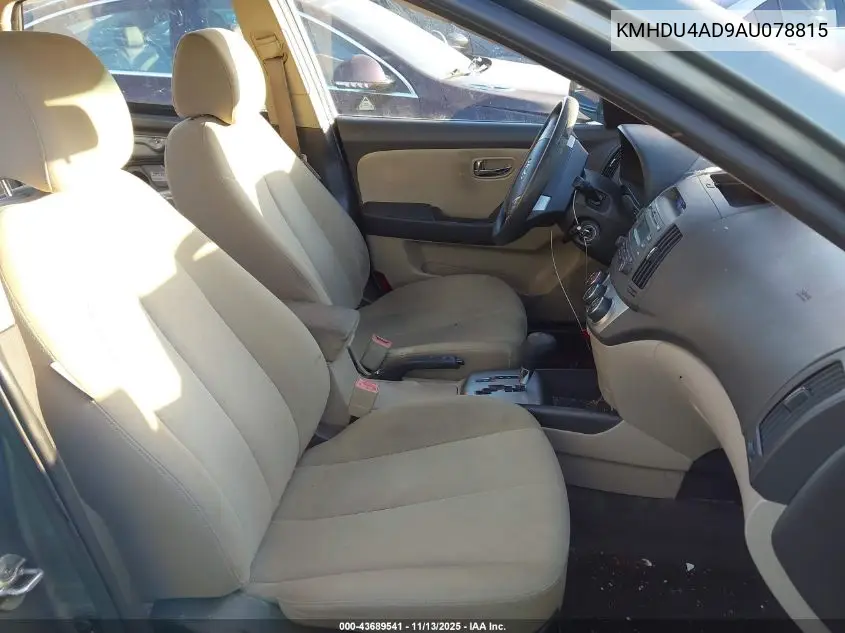 KMHDU4AD9AU078815 2010 Hyundai Elantra Gls