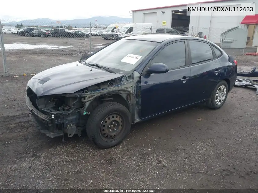 KMHDU4ADXAU112633 2010 Hyundai Elantra Gls