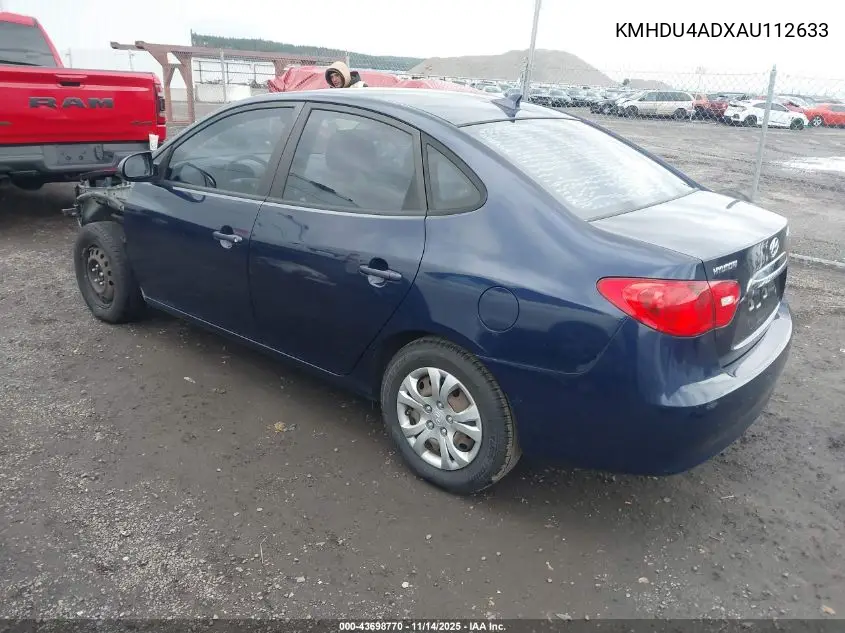 KMHDU4ADXAU112633 2010 Hyundai Elantra Gls