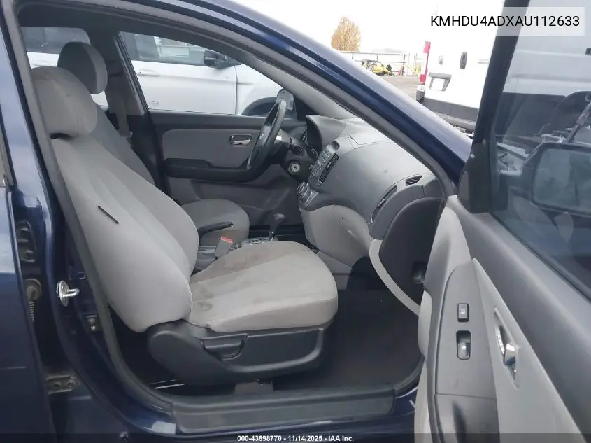 KMHDU4ADXAU112633 2010 Hyundai Elantra Gls