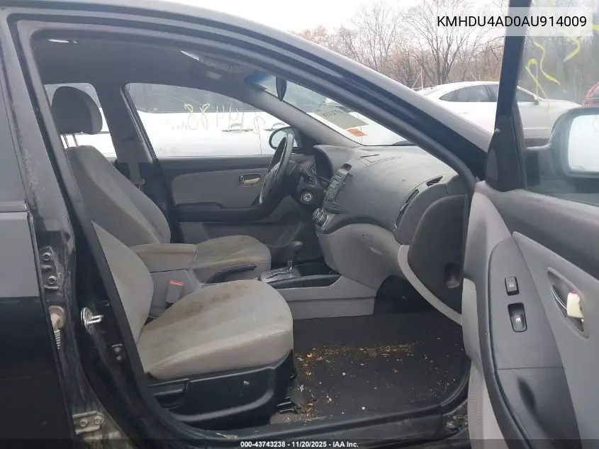 KMHDU4AD0AU914009 2010 Hyundai Elantra Gls