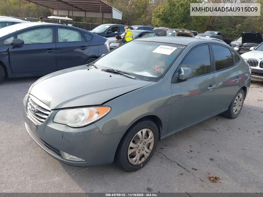 KMHDU4AD5AU915009 2010 Hyundai Elantra Gls