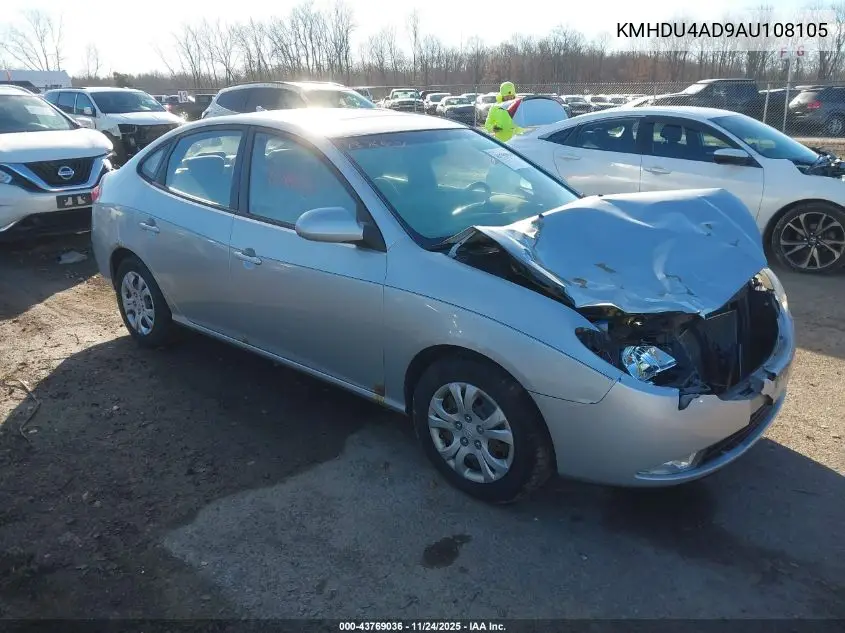 KMHDU4AD9AU108105 2010 Hyundai Elantra Gls
