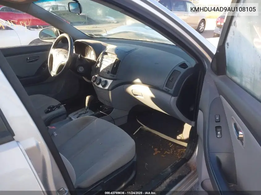 KMHDU4AD9AU108105 2010 Hyundai Elantra Gls