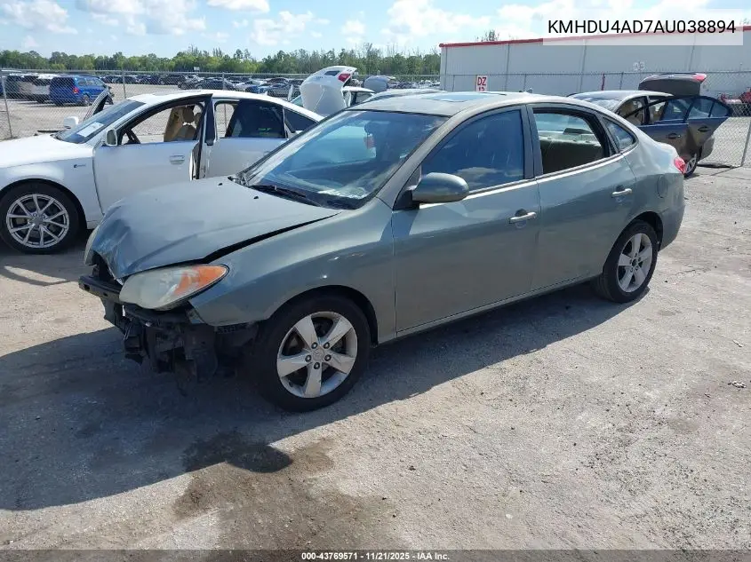 KMHDU4AD7AU038894 2010 Hyundai Elantra Gls