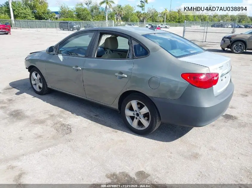 KMHDU4AD7AU038894 2010 Hyundai Elantra Gls