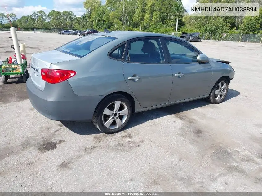 KMHDU4AD7AU038894 2010 Hyundai Elantra Gls