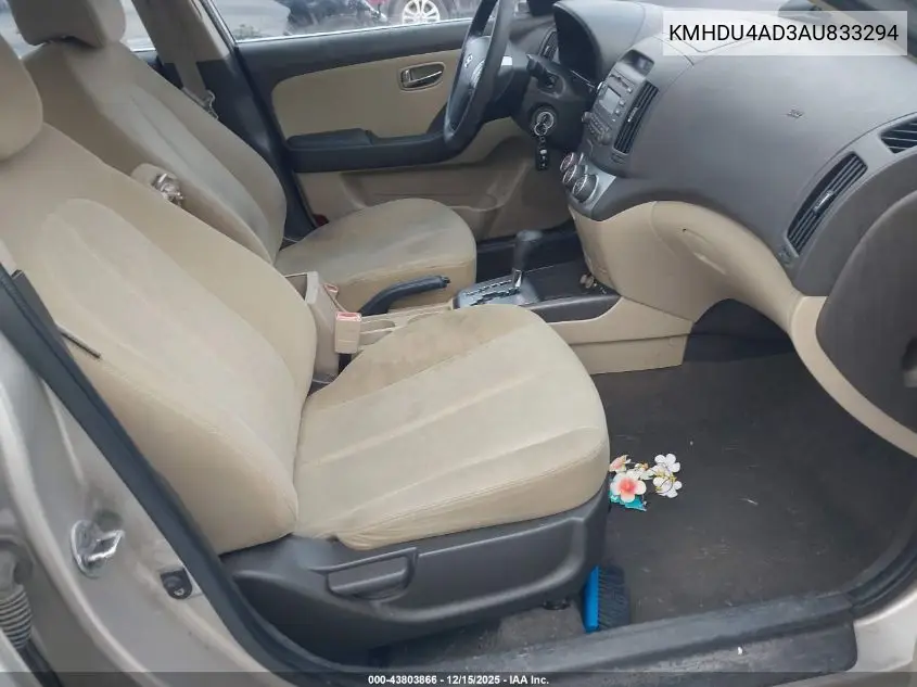 KMHDU4AD3AU833294 2010 Hyundai Elantra Gls