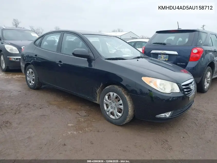 KMHDU4AD5AU158712 2010 Hyundai Elantra Gls