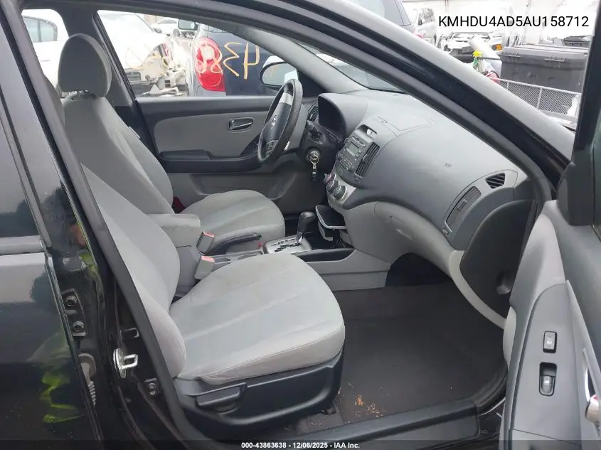 KMHDU4AD5AU158712 2010 Hyundai Elantra Gls