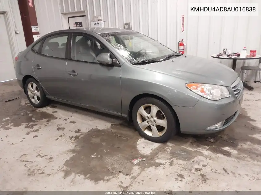 KMHDU4AD8AU016838 2010 Hyundai Elantra Se