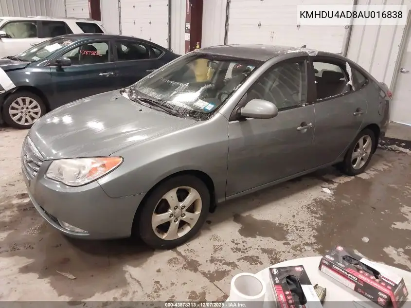 KMHDU4AD8AU016838 2010 Hyundai Elantra Se