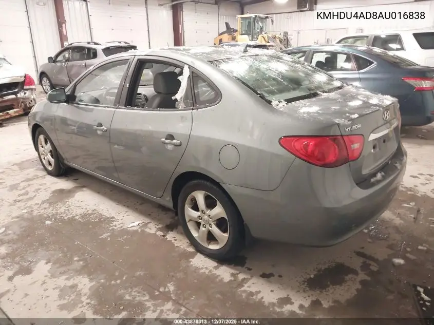 KMHDU4AD8AU016838 2010 Hyundai Elantra Se