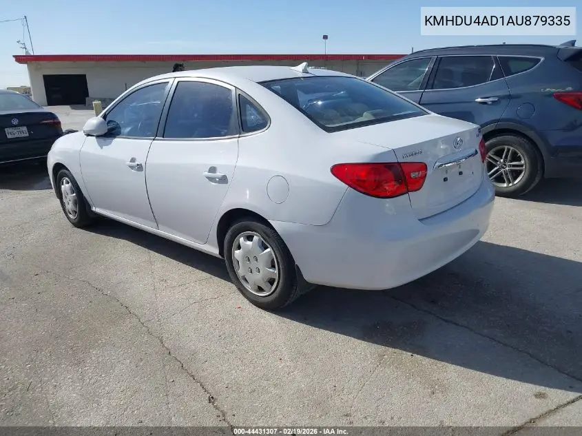 KMHDU4AD1AU879335 2010 Hyundai Elantra Gls