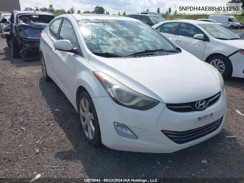 2011 Hyundai Elantra Gls/Limited VIN: 5NPDH4AE8BH011250 Lot: 12079043