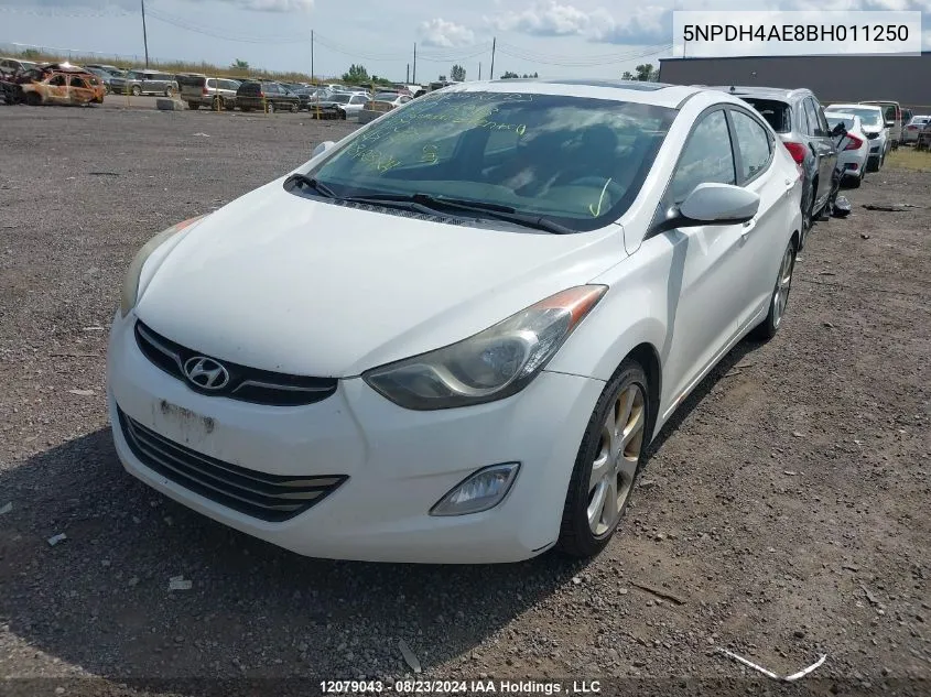 2011 Hyundai Elantra Gls/Limited VIN: 5NPDH4AE8BH011250 Lot: 12079043