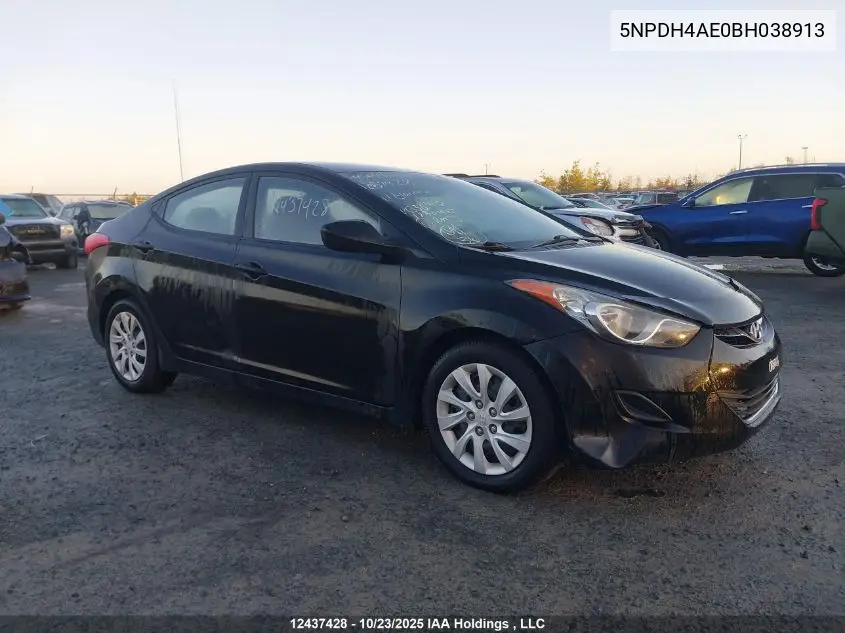 5NPDH4AE0BH038913 2011 Hyundai Elantra Gls/Limited