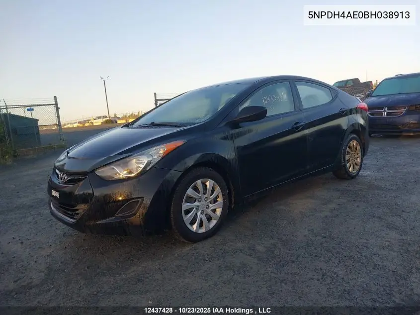 5NPDH4AE0BH038913 2011 Hyundai Elantra Gls/Limited
