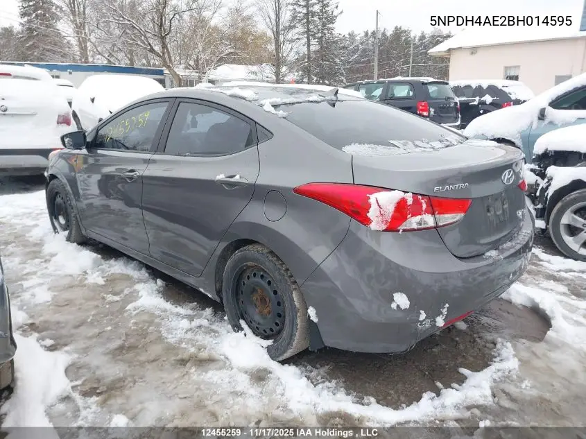 5NPDH4AE2BH014595 2011 Hyundai Elantra Limited