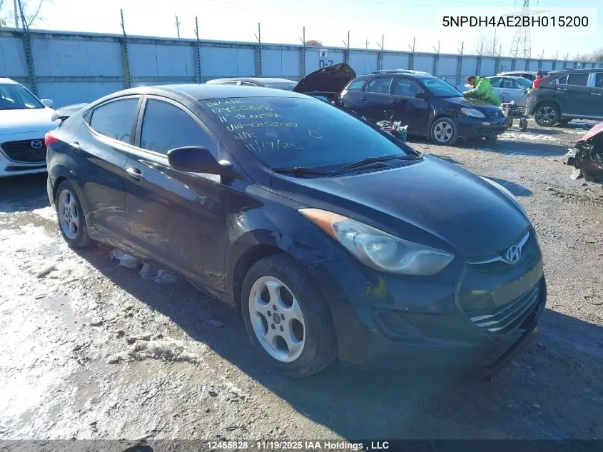 5NPDH4AE2BH015200 2011 Hyundai Elantra