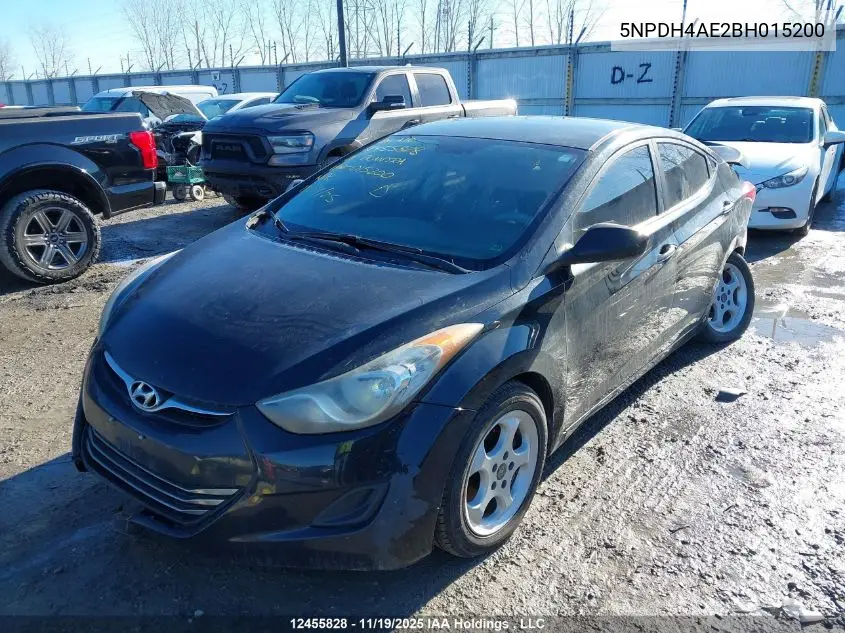 5NPDH4AE2BH015200 2011 Hyundai Elantra