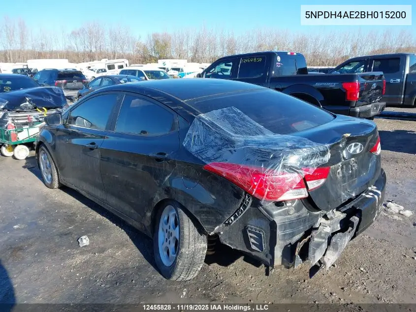 5NPDH4AE2BH015200 2011 Hyundai Elantra