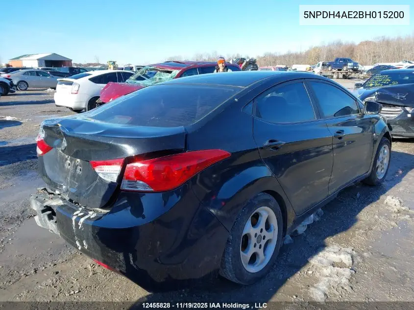 5NPDH4AE2BH015200 2011 Hyundai Elantra
