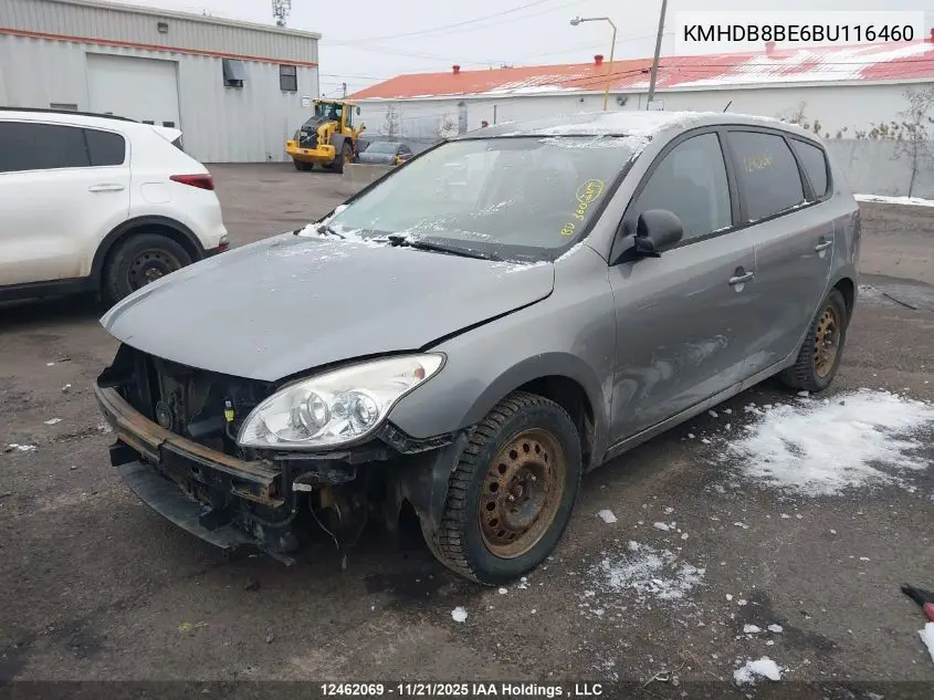 KMHDB8BE6BU116460 2011 Hyundai Elantra Touring Gls